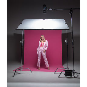X-Drop Pro Wrinkle-Resistant Backdrop - Dark Pink (8' x 13')