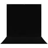 X-Drop Pro Wrinkle-Resistant Sweep Backdrop - Rich Black (8' x 13')