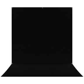 X-Drop Pro Wrinkle-Resistant Sweep Backdrop - Rich Black (8' x 13')