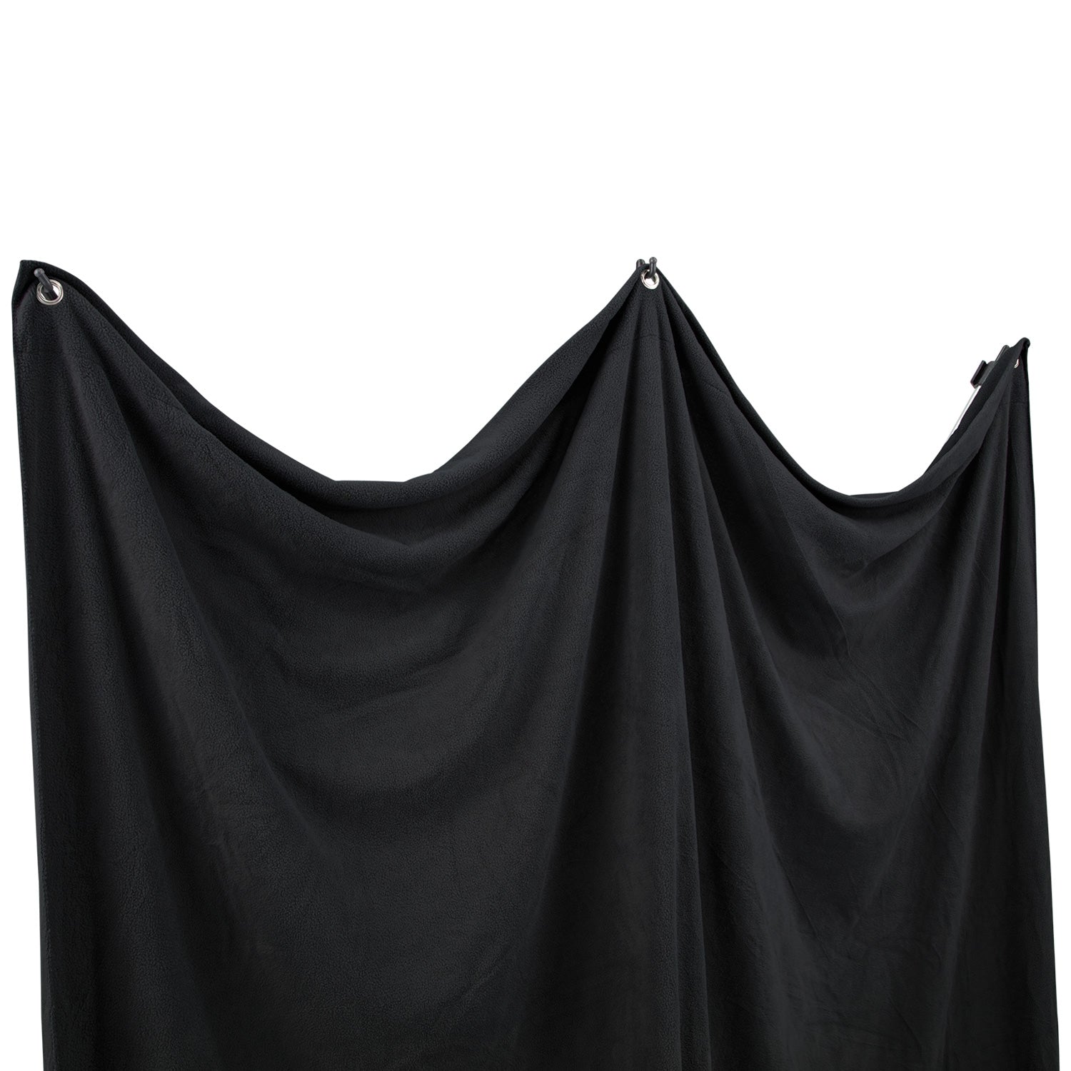 X-Drop Pro Wrinkle-Resistant Sweep Backdrop - Rich Black (8' x 13')