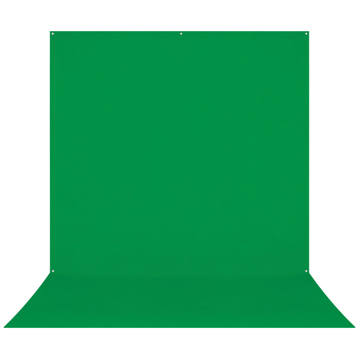 X-Drop Pro Wrinkle-Resistant Sweep Backdrop - Chroma-Key Green Screen (8' x 13')