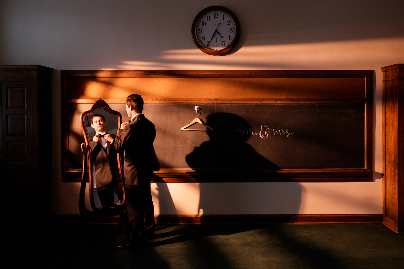 Creative Lighting for Groom Portraits