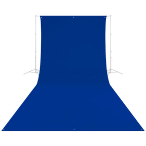 Wrinkle-Resistant Backdrop - Royal Blue / Chroma-Key Blue (9' x 20')