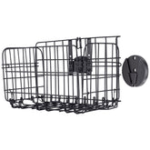 Float Wall Mount Storage Basket Kit showing components