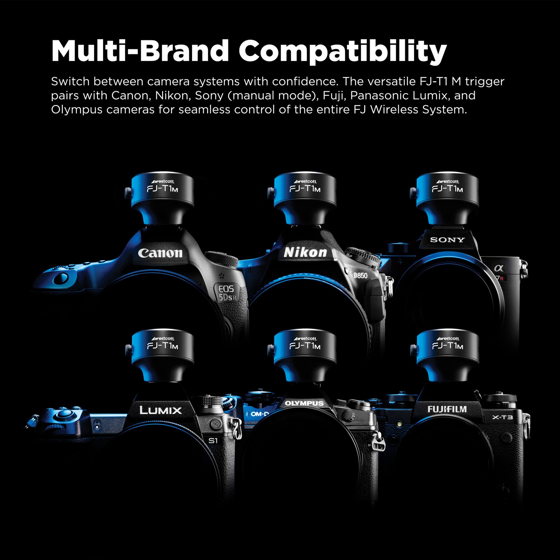 FJ100 Strobe 1-Light Backpack Kit with FJ-T1 Wireless Trigger