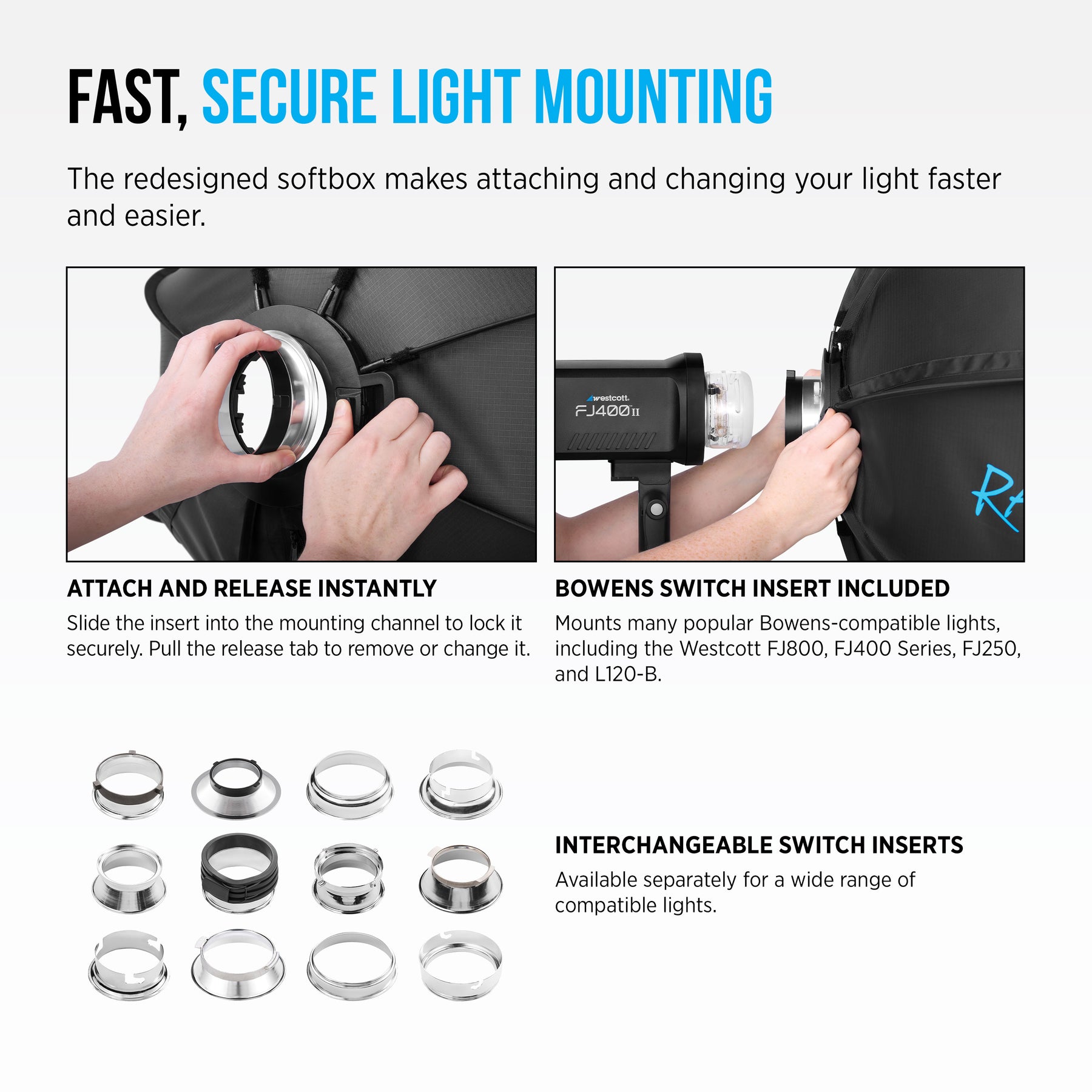 Rapid Box Switch 2x3 Fold-Flat Softbox & Grid