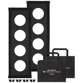 Original FJ400 Strobe 2-Light 1x3 Kit with Pro Light Mods