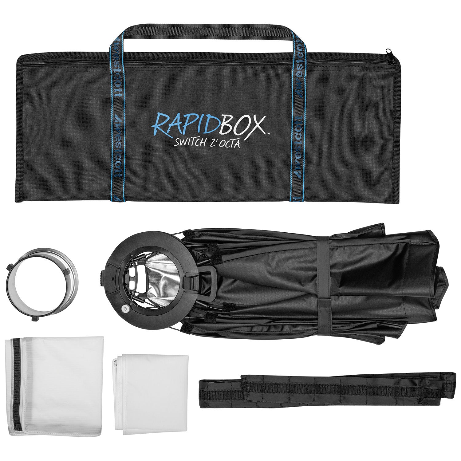 Rapid Box Switch 2' Octa Fold-Flat Softbox & Grid
