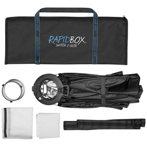 Rapid Box Switch 2' Octa Fold-Flat Softbox & Grid