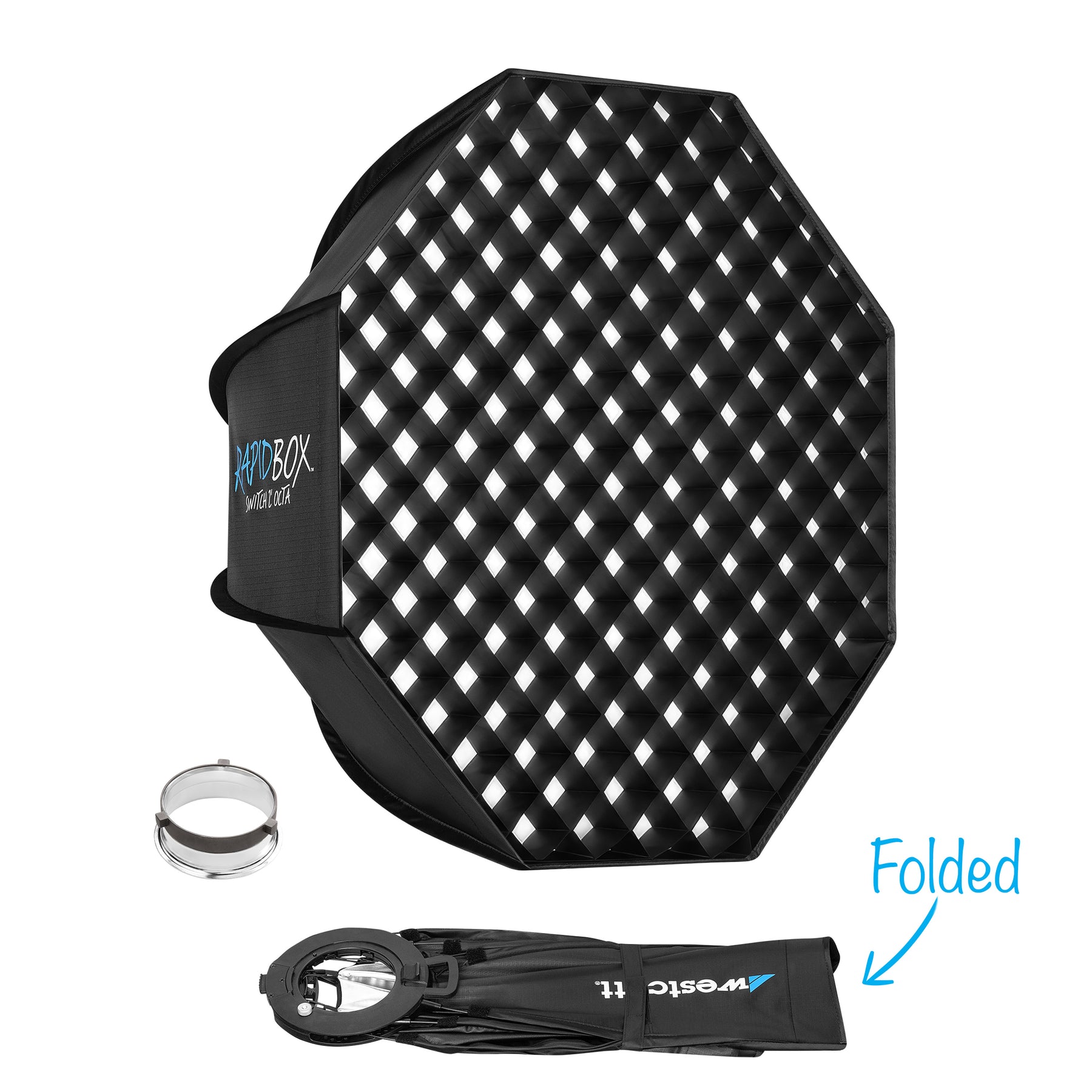 Rapid Box Switch 2' Octa Fold-Flat Softbox & Grid