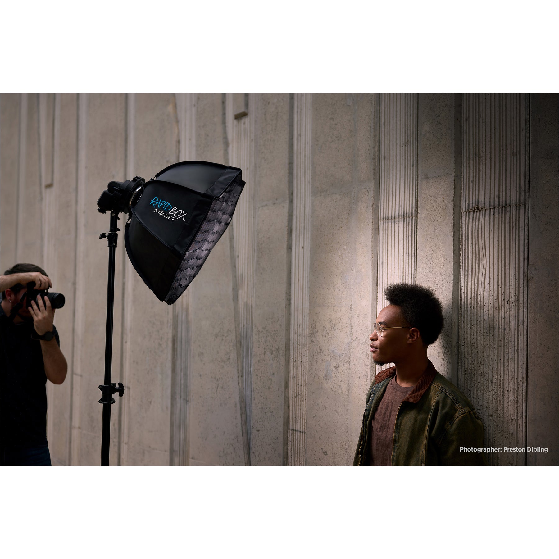 Rapid Box Switch 2' Octa Fold-Flat Softbox & Grid