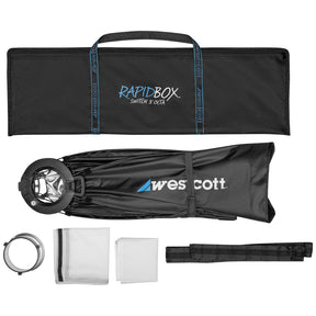 Rapid Box Switch 3' Octa Fold-Flat Softbox & Grid
