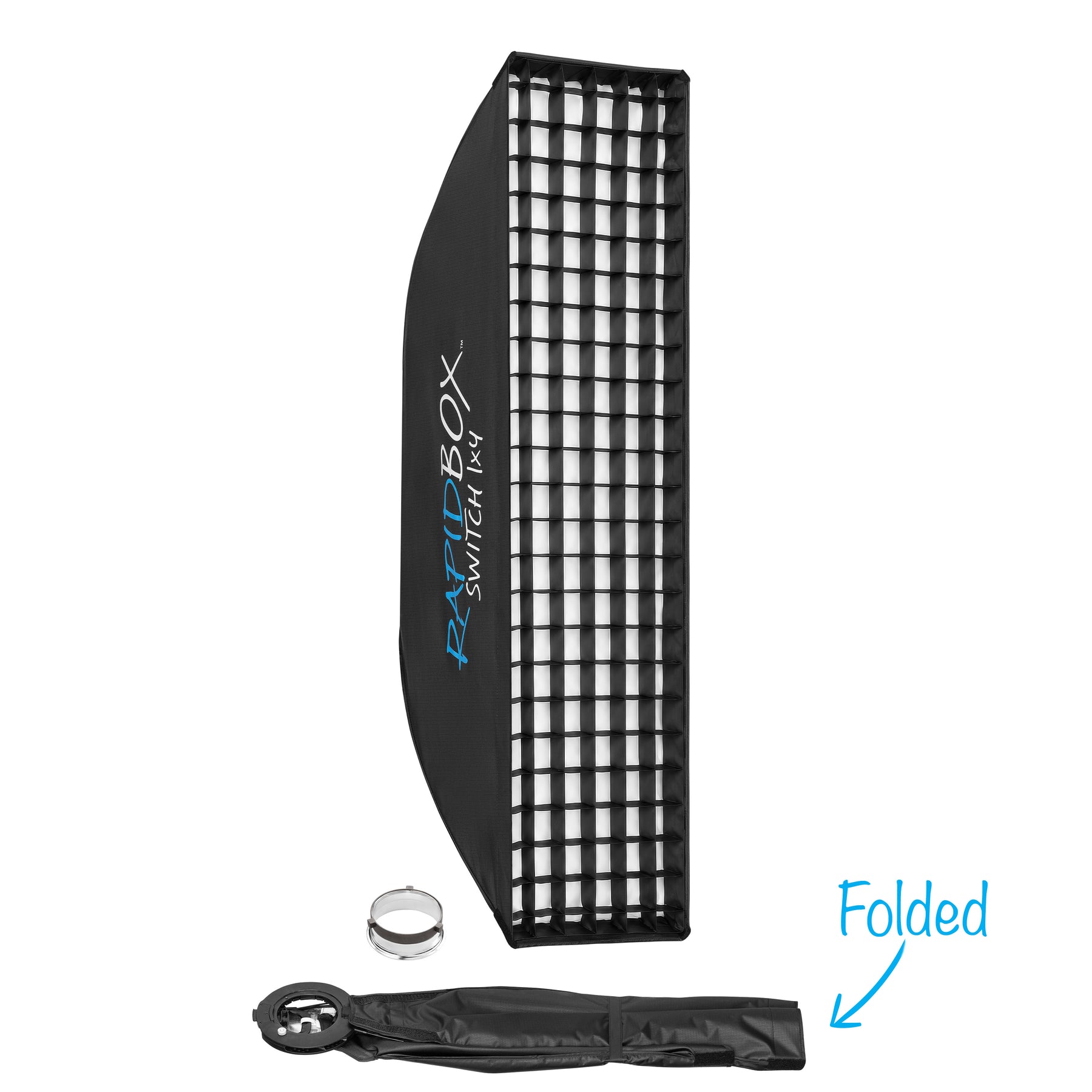 Rapid Box Switch 1x4 Fold-Flat Softbox & Grid