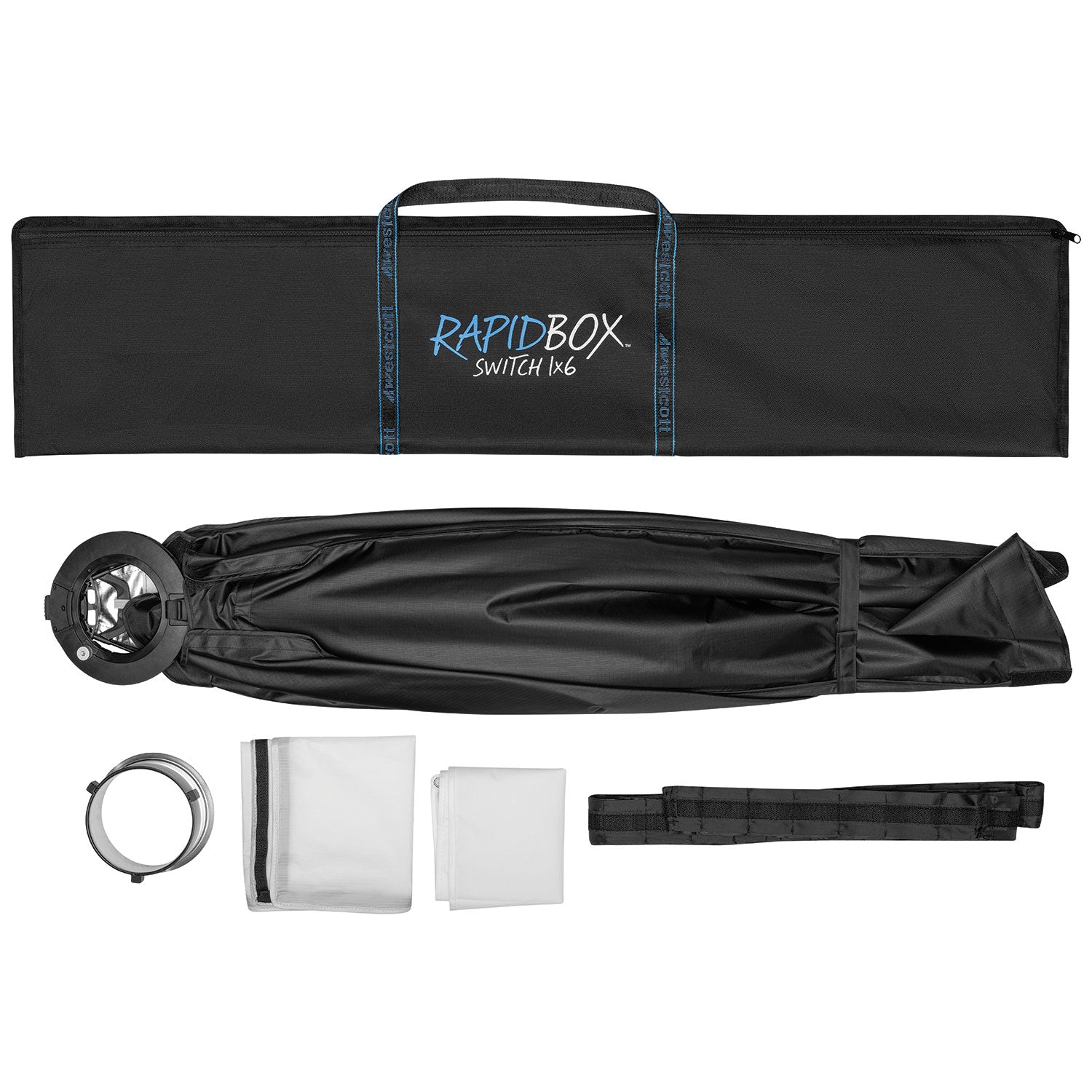 Rapid Box Switch 1x6 Fold-Flat Softbox & Grid