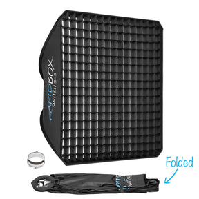 Rapid Box Switch 3x3 Fold-Flat Softbox & Grid