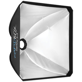Rapid Box Switch 3x3 Fold-Flat Softbox & Grid
