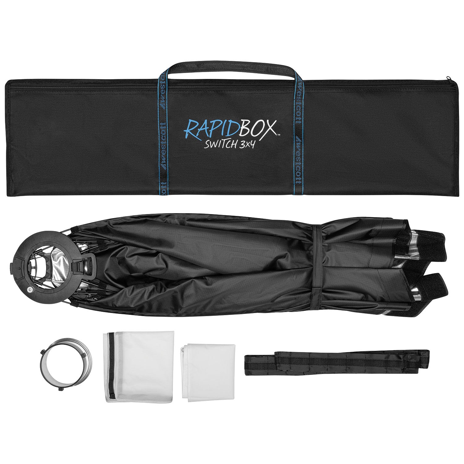 Rapid Box Switch 3x4 Fold-Flat Softbox & Grid