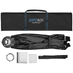 Rapid Box Switch 3x4 Fold-Flat Softbox & Grid