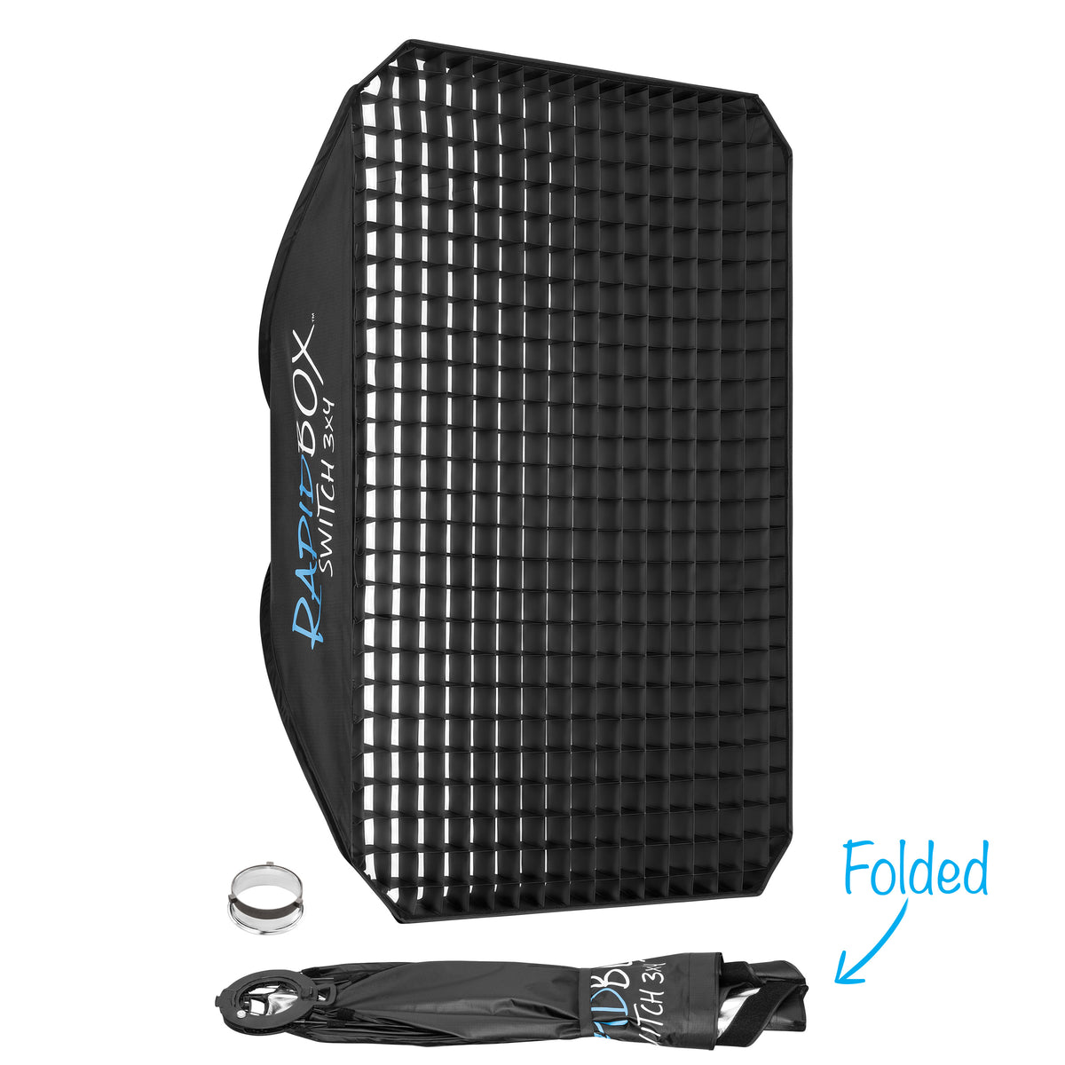 Rapid Box Switch 3x4 Fold-Flat Softbox & Grid
