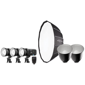 Sports Media Day 3-Light Starter Kit