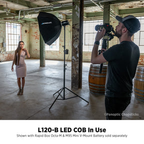 L120-B Bi-Color COB LED in use