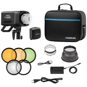 FJ800 Touchscreen Strobe with FJ Pro AC/DC Battery (800Ws)