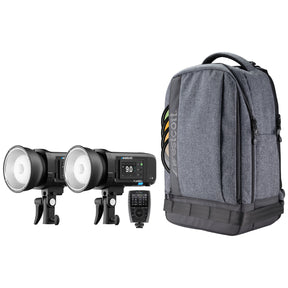 FJ400 II Strobe 2-Light Backpack Kit