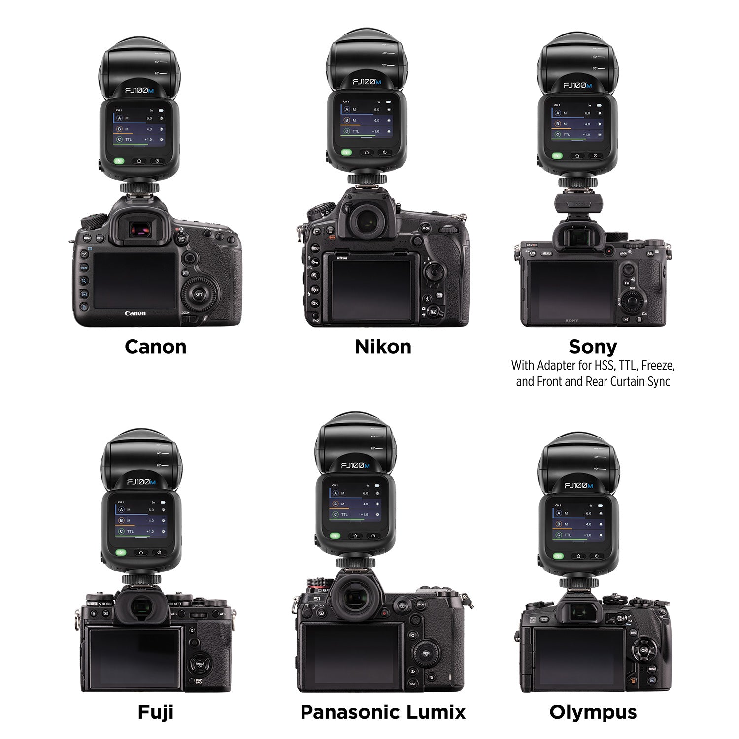 FJ100 Touchscreen Speedlight Flash (100Ws)