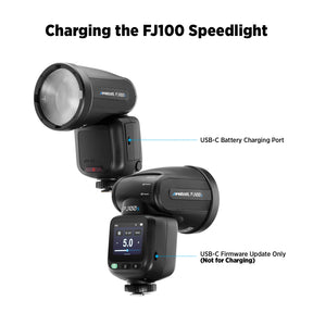 FJ100 Touchscreen Speedlight Flash (100Ws)