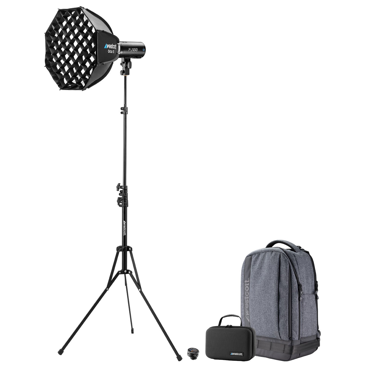 FJ100 Strobe 1-Light Backpack Kit with FJ-T1 Wireless Trigger