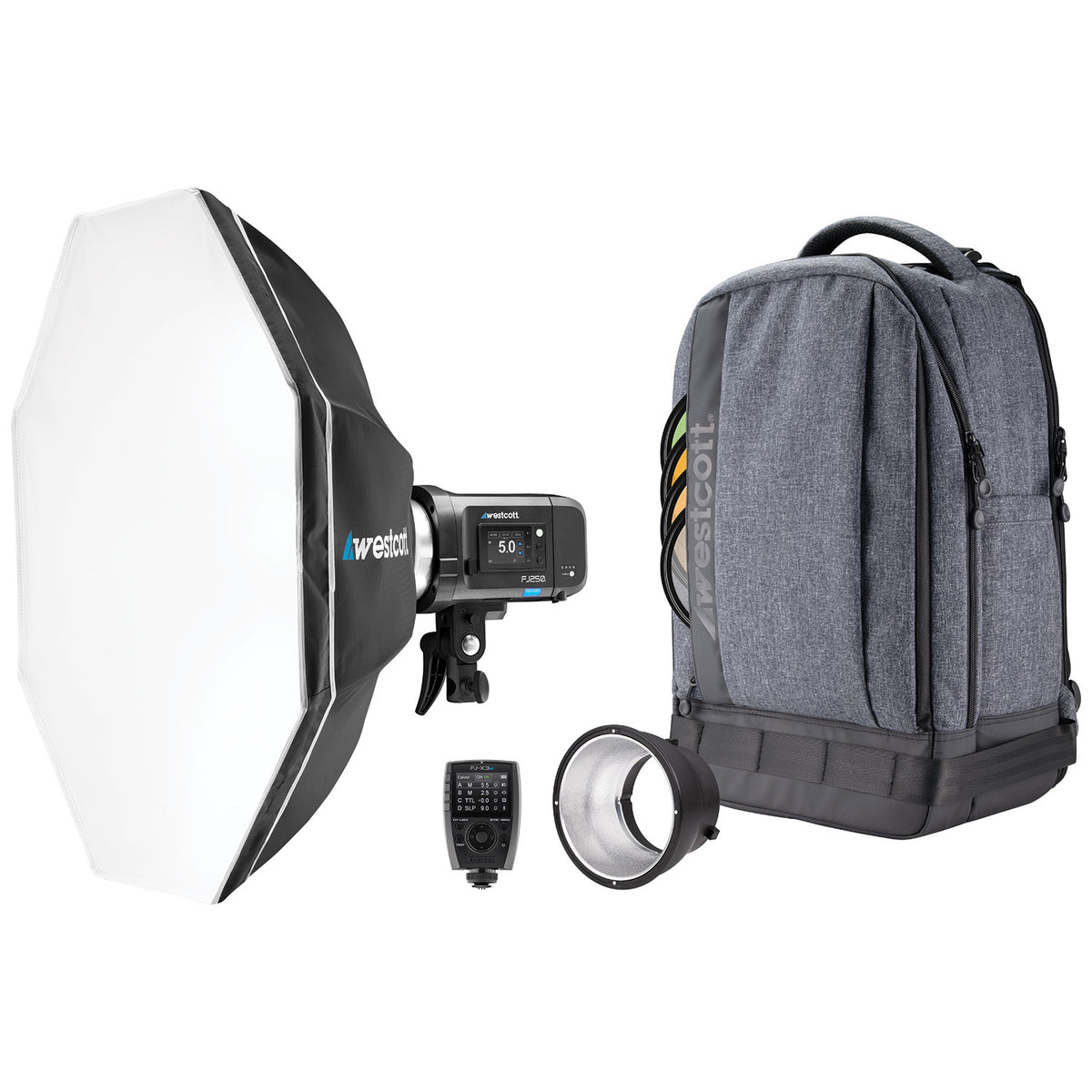 FJ250 Strobe 1-Light Backpack Kit with FJ-X3 Wireless Trigger