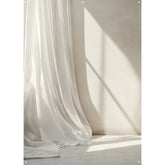 X-Drop Canvas Backdrop - Soft White Curtain (5' x 7')