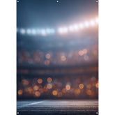 X-Drop Canvas Backdrop - Sports Stadium Bokeh (5' x 7')