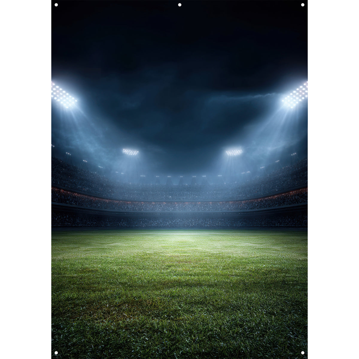 X-Drop Canvas Backdrop - Stadium Field Spotlight (5' x 7')