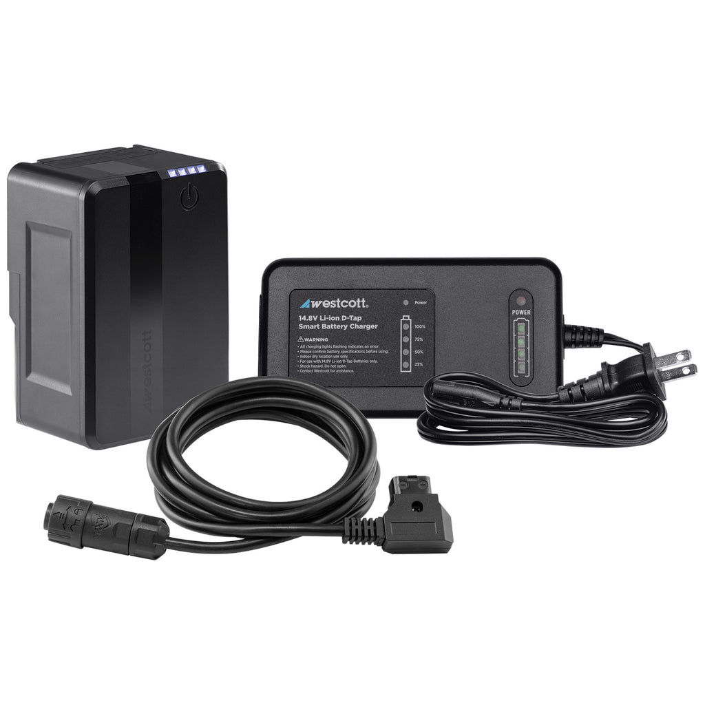 Chargeur DYNACORE pour 2 Batteries Li-ion V-Mount ou V-Lock