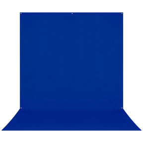 Wrinkle-Resistant Backdrop - Royal Blue / Chroma-Key Blue (8' x 13')