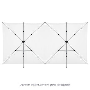 X-Drop Pro Wrinkle-Resistant Backdrop - High-Key White (16' x 8')