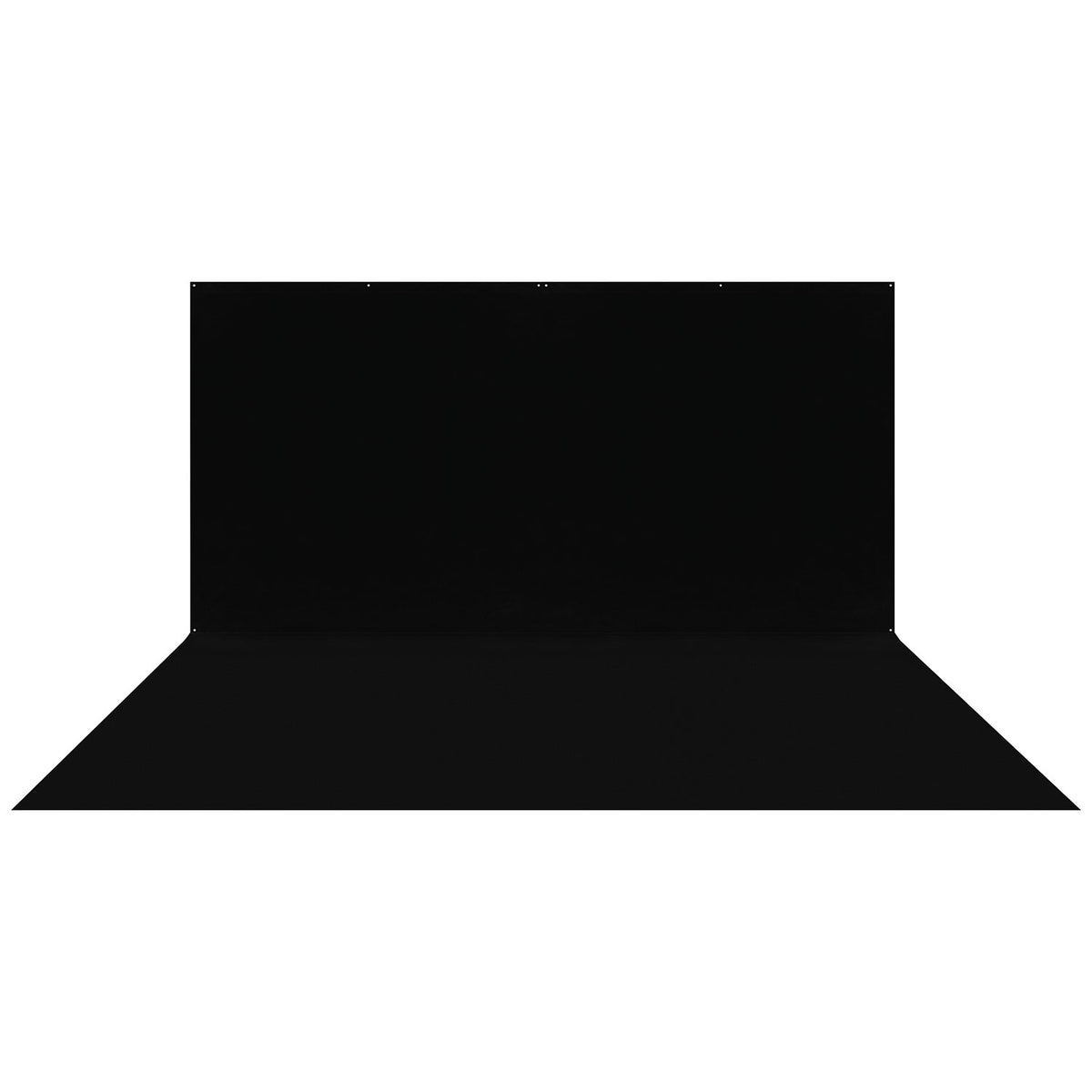 X-Drop Pro Wrinkle-Resistant Backdrop - Rich Black (16' x 16')