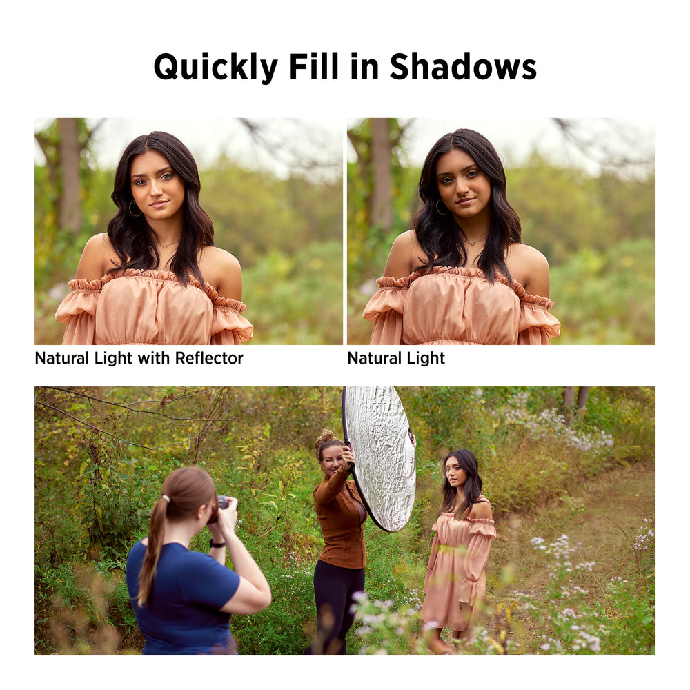 Add Light Reflector Illuminator QuickGrip 5-in-1 Reflector (48