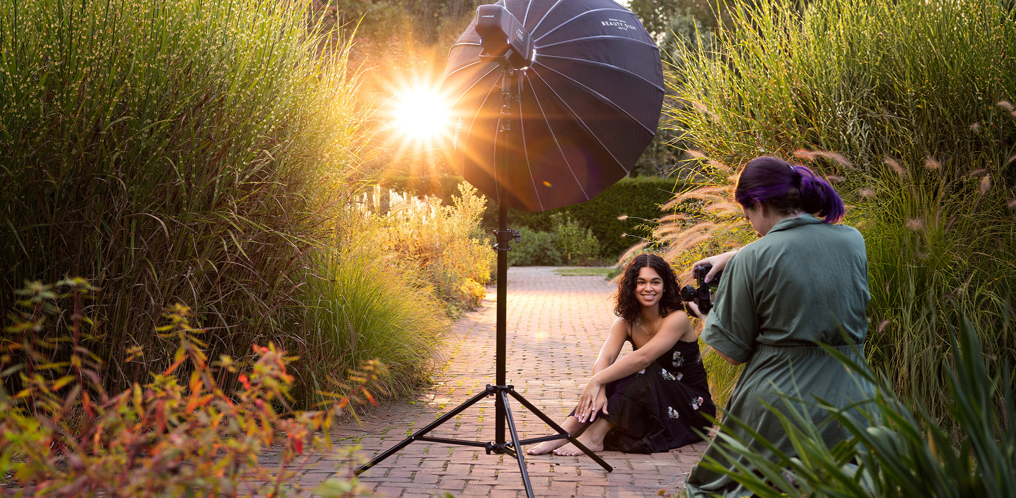 On-Location Portrait Using FJ-T1 Wireless Trigger