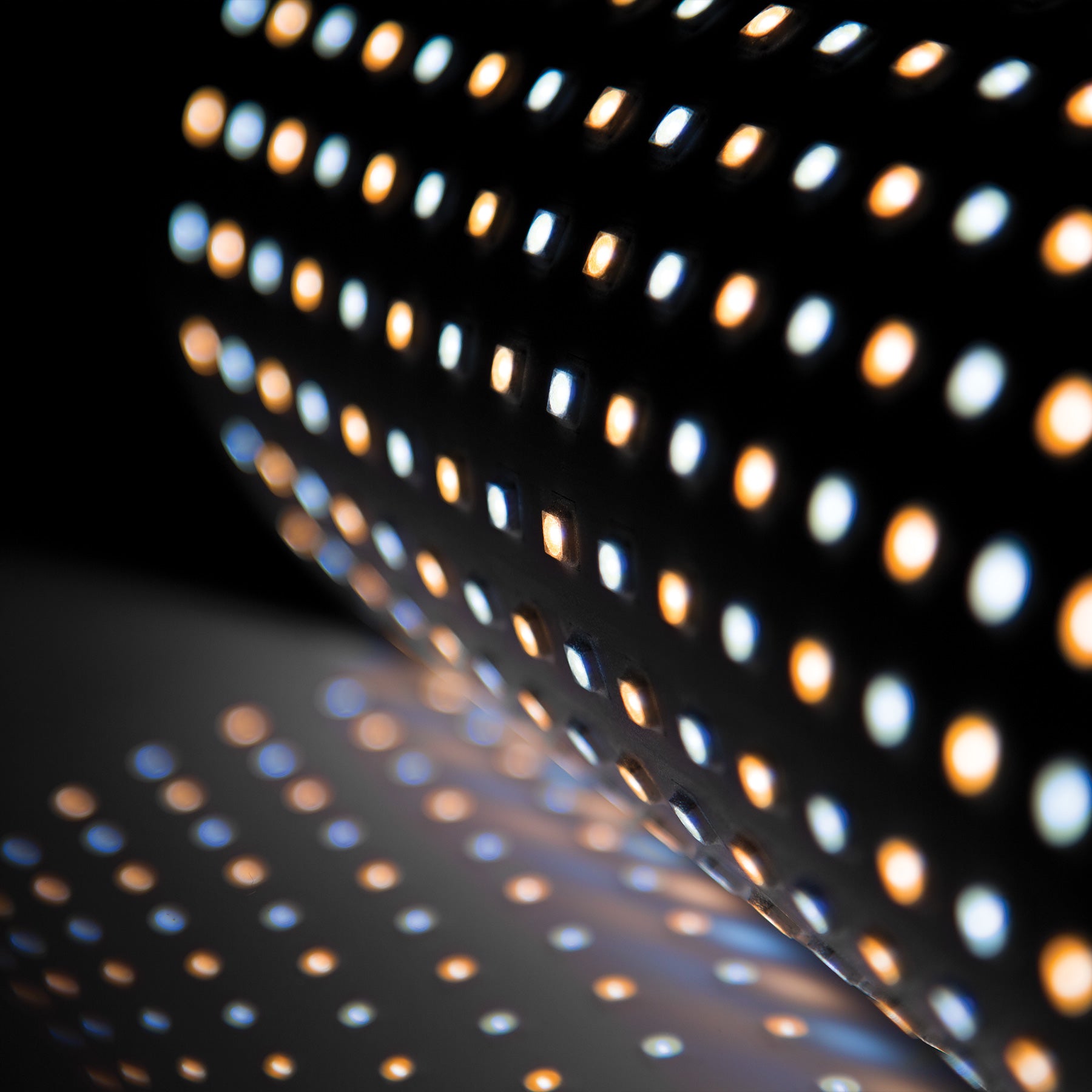 Flex Cine Bi-Color LED Mat Rolled in 360 Degree Circle