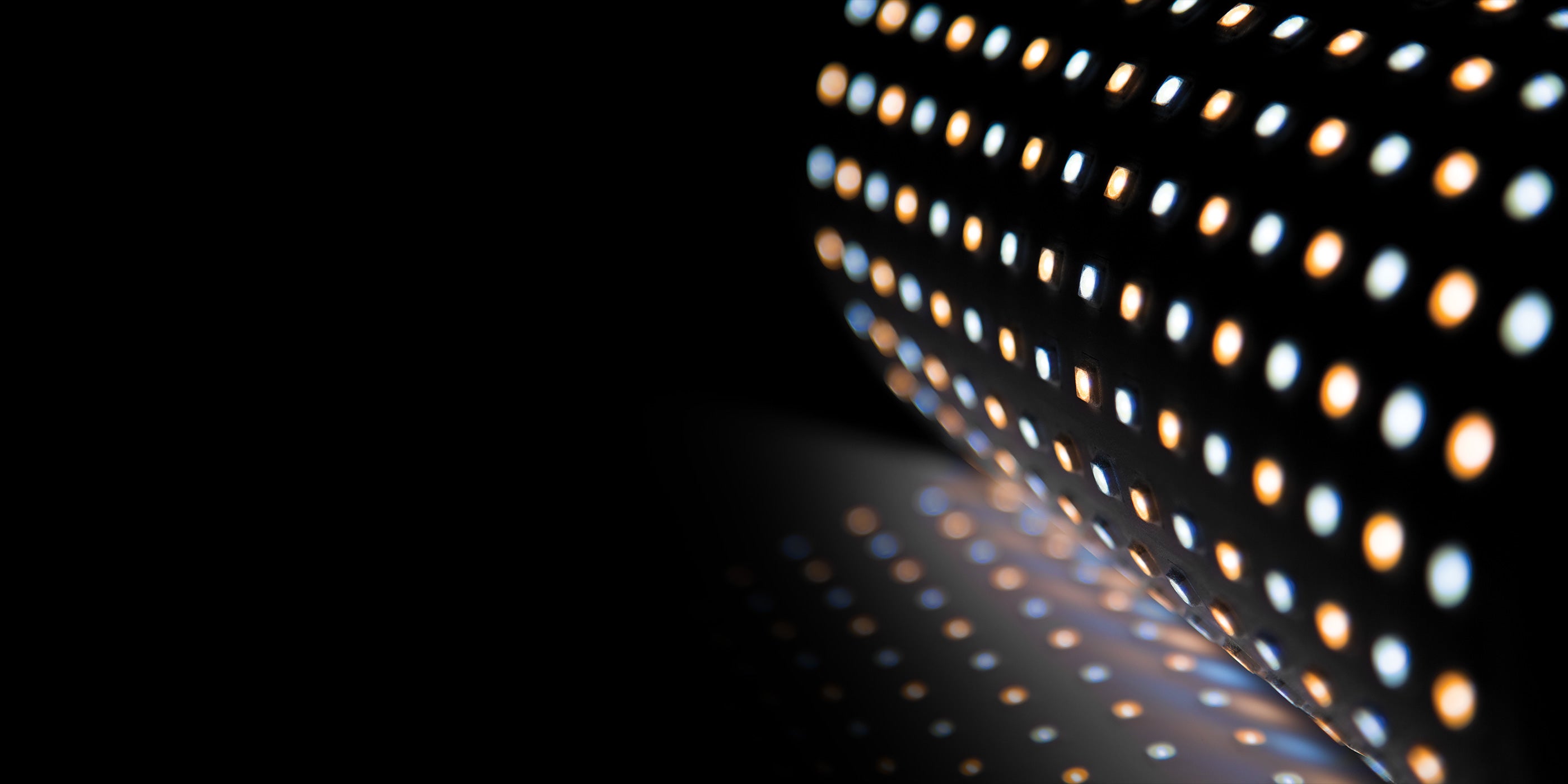 Flex Cine Bi-Color LED Mat Rolled in 360 Degree Circle
