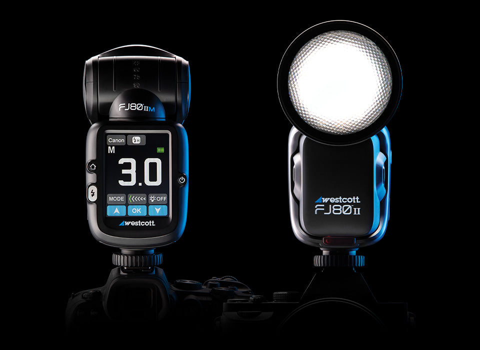 FJ80 Portable Touchscreen Speedlight for Photography