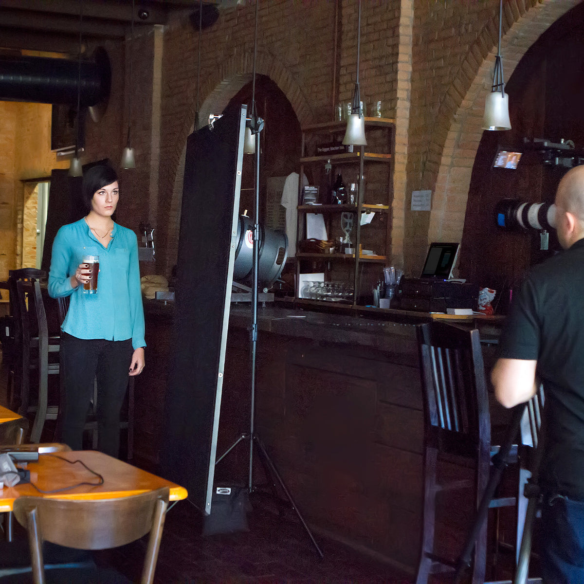 Blocking Light Using Scrim Jim Cine On-Location