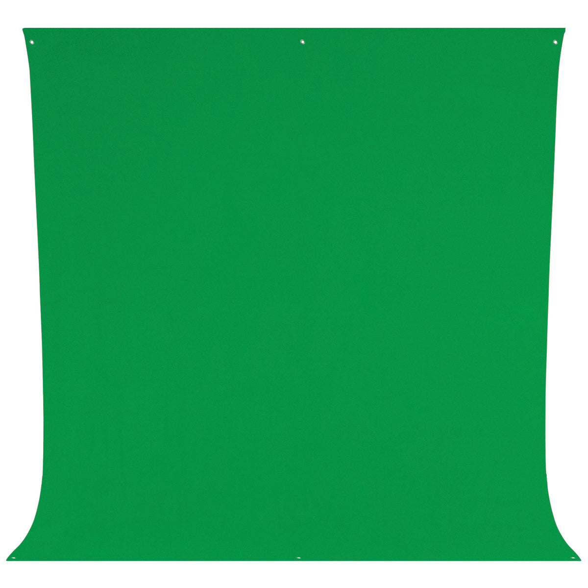 Wrinkle-Resistant Backdrop - Chroma-Key Green Screen (9' x 10')