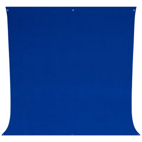 Wrinkle-Resistant Backdrop - Royal Blue / Chroma-Key Blue (9' x 10')