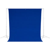 Wrinkle-Resistant Backdrop - Royal Blue / Chroma-Key Blue (9' x 10')