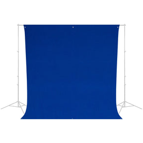 Wrinkle-Resistant Backdrop - Royal Blue / Chroma-Key Blue (9' x 10')