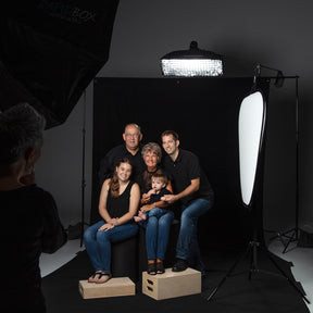 Wrinkle-Resistant Backdrop - Rich Black (9' x 20')