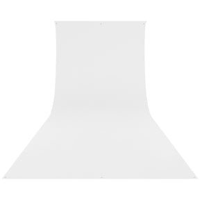 Wrinkle-Resistant Backdrop - High-Key White (9' x 20')